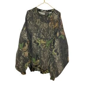 Vintage Jerzees Camoflague Pullover Sweatshirt XXL Outdoors Hunting Country